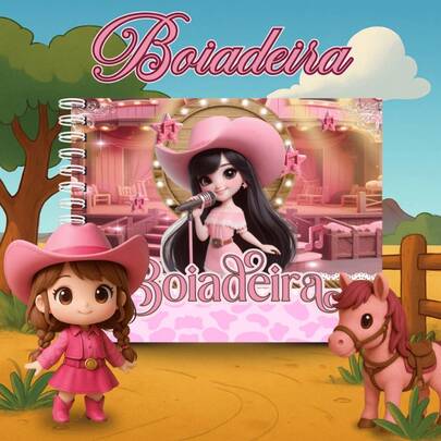 Livro De Colorir Boiadeira Castela com opção Canetas Marcadoras Touch Capa Dura holográfica 50 Folhas grossas