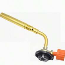 4 Options 1300°C High Temperature Cooking Torch, Household Gas Flame Gun For Baking, Grilling, Searing (Steak, Caramel Pudding, Singeing Food Ingredients) - Gold - View 5