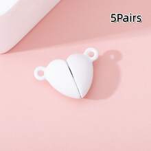 [Khóa từ] 5/10/15/20 cặp khóa từ hình trái tim nhiều màu sắc dùng để làm trang sức, kết nối với nhau để làm vòng tay, dây chuyền, phụ kiện trang sức. - Nhiều màu - Xem 18