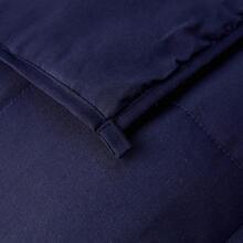 Microfibre Weighted Blanket Machine Washable Winter Blankets For Adults 2.2KG (90x120cm Navy) - Navy - View 2
