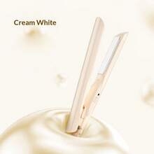 Mini Wireless Non-Rechargeable Hair Straightener & Curler 2-In-1, Low Power, Small Plates, USB Powered (Non-Rechargeable), Warm Reminder