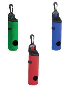 1pc Golf Tee Holder, Golf Ball Carry Bag Pouch Golf Ball Holder Keychain Belt Clip, Golf Gifts Accessories - Black - View 7