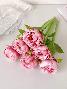 1 PC Creative Simulation Peony Flower Ballpoint Pen, Cute Flower Hand Account Pen For Girls, Student Gift Pen, Holiday Gift Pen - Multicolor - View 14