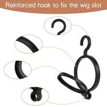 Foldable Multi-Functional Wig Stand - Portable & Durable, Travel Wig Display Head Model, Stable Base, Folding Design, Suitable For Various Wig Types And Hat Storage, Room Decor - Multicolor - View 4
