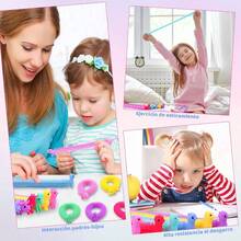 30 Piezas Juguetes de Cuerda elastica 3 Estilos Juguete Sensorial para Aliviar el Estres y Ansiedad Recuerdos de Fiesta Regalo para Navidad Premios para Fiestas Infantiles Cumpleaños MulticolorConveniente y duradero, para niños - Multicolor - Ver 6