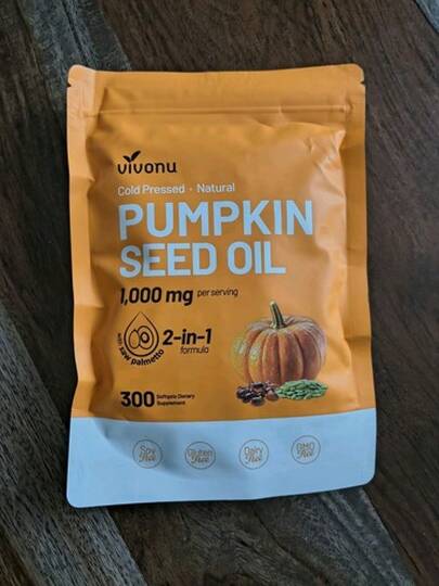 Vivonu Pumpkin Seed Oil Capsules 1000mg