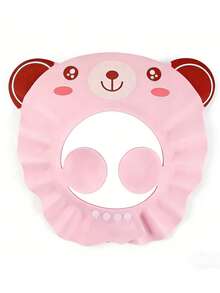 1pc Kids Shampoo Cap, Waterproof Baby Bathing Hat, Adjustable Infant Shower Cap - Multicolor - View 5