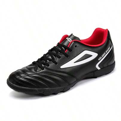 Genuine Leather Football/Soccer Shoes With Rubber Sole, Non-Slip And Durable, Suitable For School Team, Forwards, Match And Training, Exported Overseas