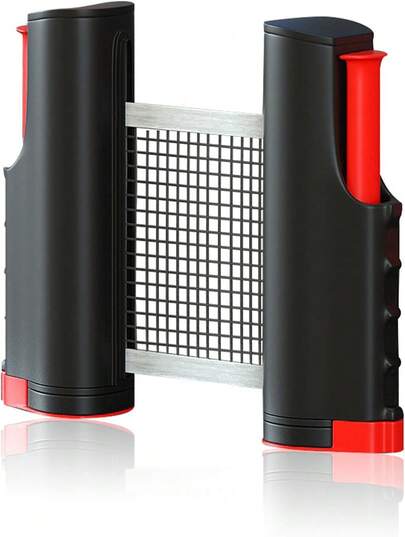 Red de tenis de mesa retráctil, soporte de red portátil, red de repuesto de 170 x 19 cm, ideal para mesas de tenis de mesa, escritorios, cocinas o mesas de comedor.