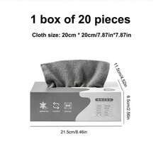 20pcs/40pcs Suction Dish Cloths, Dual-Use Kitchen Dishcloths, Washable/Non-Greasy/Highly Absorbent Cleaning Rags - Multicolor - View 13