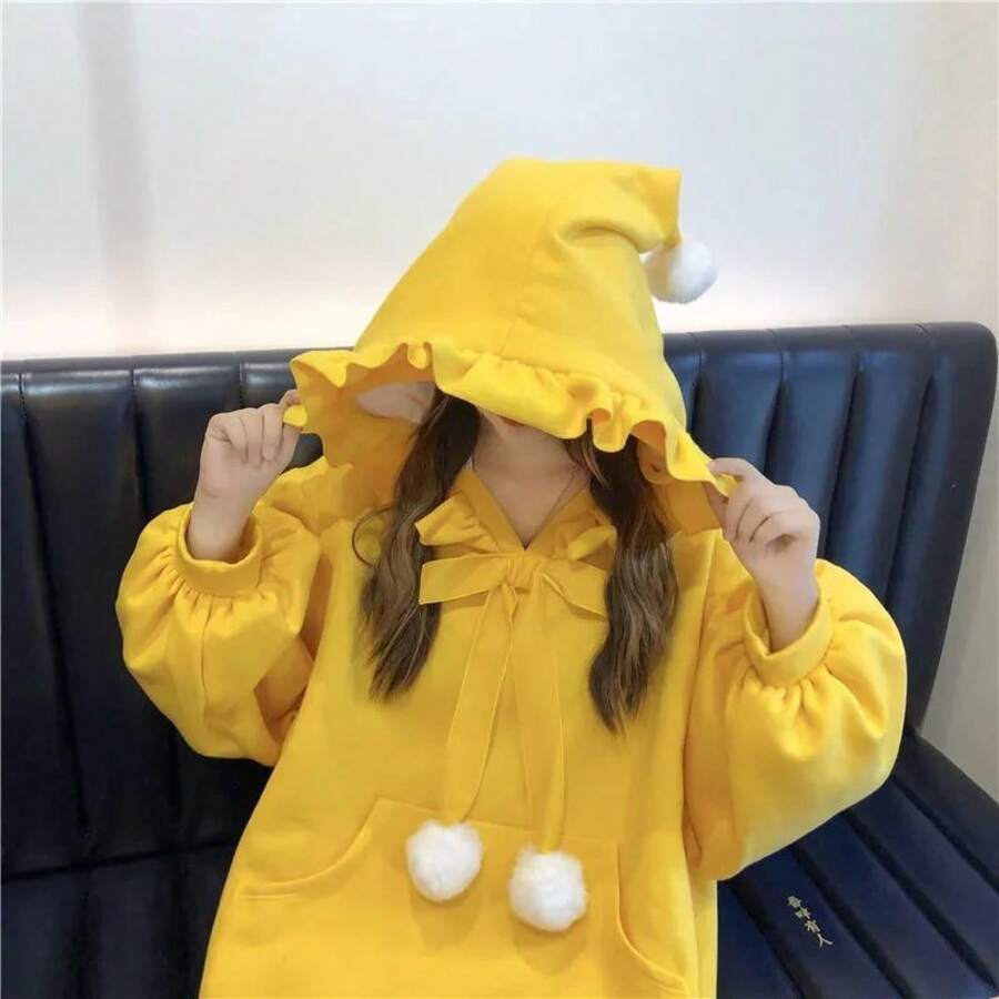 Women Sports Sweatshirts - Yellow - View 1