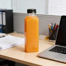 1pc/4pcs/10pcs -120ML/ 250ML/450ML-Leak-Proof Clear Plastic Juice Bottles - Perfect For Smoothies,Milk & Homemade Beverages - Juicing Containers,Meeting Daily Drinking Needs And Suitable For Various Scenarios.