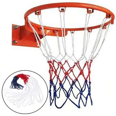 1Pc Standard Basketball Net Nylon Hoop Goal Standard Basketball Stands