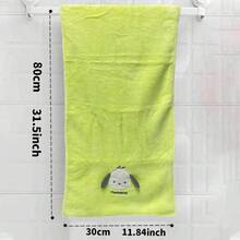 Khăn MINISO Sanrio Kuromi đã có mặt! Khăn bông mềm mại và thấm hút tốt, cực kỳ thoải mái để rửa mặt và lau khô người tại nhà (1 chiếc) - Hồng - Xem 8