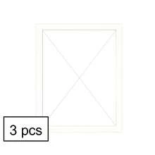 3件套木质相框，适用于照片墙，尺寸可选10x15、15x20、20x25英寸和A4尺寸，白色相框，照片支架，装饰纪念礼品，美观的白色相框，简约现代的墙面相框，INS风格现代家居装饰，适用于客厅，北欧风格家居装饰 - 白色 - 查看 15