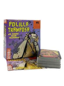 1 Pieza Juego de cartas para fiestas familiares, Juego de cartas español "Polilla Tramposa" para adultos y juegos de ocio