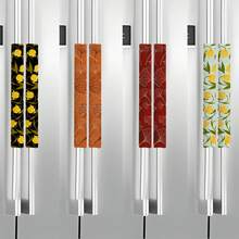 2个枫叶图案冰箱门把手套，防尘保护套，适用于冰箱、微波炉，适合学校、办公室、家庭、旅行隔热、闺蜜节、宠物、嘉年华、派对装饰