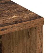 vidaXL Testiera Armadio in legno di recupero 100 x 19 x 103,5 cm Materiale a base di legno - Castano - Visualizzare 8