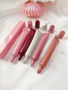 1pc 10ml Lip Gloss Tube, Makeup Packaging, Lipstick Tube, Lip Gloss Bottle, Portable Sample Bottle, Lipstick Sample Bottle - Multicolor - View 1