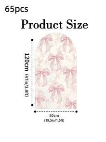 1pc/65pcs 2D Flat Pink Bow Decor Party Arch Backdrop Cover, Party Arch Zipper Closure Arch Support Cover, Decorative Elastic Fabric - Ideal For Holidays, Outdoor Lawn Parties And Events. Party Arch Decor, Event Backdrop Decor, Party Decor, Party Arch, Holiday Decor (Arch Stand Not Included) - Multicolor 01 - View 11