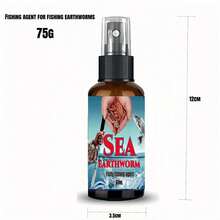 60ml Sea Worm Scented Fishing Spray, A Widely Used Liquid Fish Bait Enhancer For Sea Fishing
