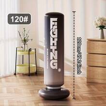 1个充气拳击沙袋，拳击沙袋，悬挂式拳击沙袋，用于缓解压力和健身娱乐，成人互动拳击柱