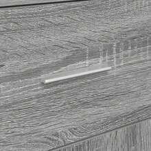 Credenza vidaXL Grigio Sonoma 38 x 34,5 x 75 cm Materiale a base di legno - Grigio - Visualizzare 11