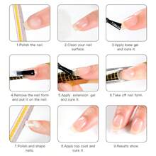 Mtssii 7ml Milky White Quick Extension Gel Nail Polish Nude Pink Clear Construct Hard Builder Gel For Nails Semi Permanent Acrylic Extension Nail Art Varnish Nail Strengthening Gel - 白色 - 查看 7