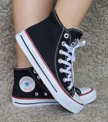 Ns Shoes High-Top School Sneakers For Gym And Fitness - màu đen - Xem 1