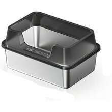 Techigher Stainless Steel Cat Litter Box, Extra Large Litter Box With Scoop, Never Absorbs Odors, Leak-Proof, Stain-Free, Rust-Free, Easy To Clean - Black_50*35*27CM - View 8