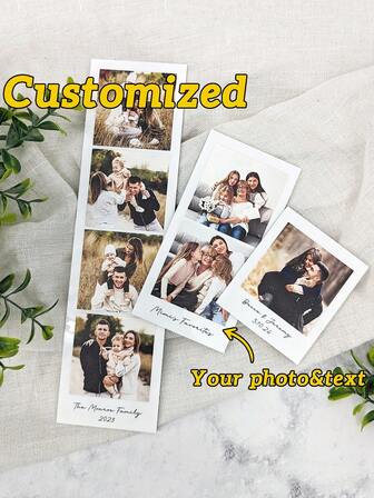 Custom Photo Strip, Personalized Photo Booth Strip, Movie Strip, Custom Photo Booth Prints, Personalize Photo Booth Prints, Wedding Photo Booth Cards, Photo Booth Strip Frame, Small Gift Save The Date, For Anniversaries,For Valentine's Day, For Mother's Day, For Birthdays, For Father's Day, For Graduation, For Weddings, For Housewarming