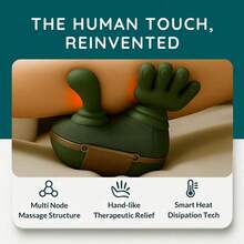 Vielspu 4D Neck Massager, Shoulder Heating Massage, A Wireless Portable Massager, Simulating The Action Of Human Hands, Suitable For Relieving Neck Pain Relaxing Muscles, With Three Adjustable Modes. - 豪華增強型 - 查看 3