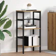 vidaXL Bücherregal Artisan-Eiche 40 x 29,5 x 81 cm Holzwerkstoff - Braun - Übersicht 2