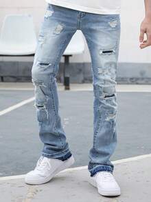 LOGEQI Men Jeans - Blue - View 10