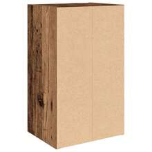 Libreria vidaXL, effetto legno di recupero, 31x24x52 cm, legno composito. - Castano - Visualizzare 8