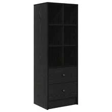 Larryhot Scrivania con cassetto 2 pcs Rovere Nero,Robusto e durevole, facile da montare, la scelta ideale per l'arredamento della casa - nero - Visualizzare 6