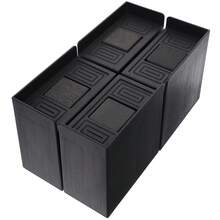 4pcs Bed Risers Heavy Duty Protectors Bed Height Risers Couch Lifters For Sofa Table Washing Machine - Black - View 6