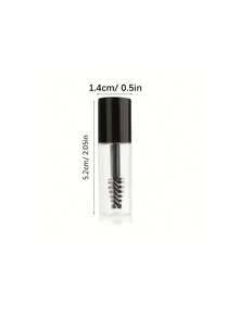 3/2/1pc Mini Travel Mascara Dispenser Bottles With Brushes - Leak-Proof Portable Cosmetic Containers, Suitable For Mascara, Liquid Foundation, Serum, Etc., Transparent Glass Design, Perfect For Travel Essentials - Multicolor - View 8