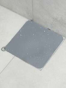 1pc Silicone Drain Cover, Blocks Drain Odor Mat, 3 Sizes Fit Different Bathroom Drains, With Handle, Hanging Storage, Easy To Lift - Multicolor - View 4