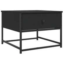 Tavolino da caffè vidaXL nero 51x51x40 cm Materiale a base di legno - nero - Visualizzare 4