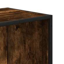 Libreria vidaXL in rovere affumicato, 40x35x107,5 cm, realizzata in legno. - Castano - Visualizzare 7