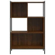 Libreria vidaXL effetto rovere marrone 72x28x109 cm Materiale a base di legno - Castano - Visualizzare 5