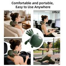 Vielspu 4D Neck Massager, Shoulder Heating Massage, A Wireless Portable Massager, Simulating The Action Of Human Hands, Suitable For Relieving Neck Pain Relaxing Muscles, With Three Adjustable Modes. - 標準型 - 查看 8