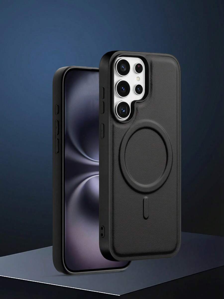 Ốp điện thoại Android tương thích với Samsung Galaxy A17/A16, Ốp điện thoại da PU cao cấp dập nổi 3D tương thích với Samsung Galaxy S25 Ultra/S26 Ultra, 15C, Ốp bảo vệ chống rơi tương thích với Samsung Galaxy A56, G55/G54, Honor 400/400lite/400 Pro, Ốp điện thoại họa tiết hoạt hình tương thích với Samsung Galaxy A05/A05s/A06/A07, Phiên bản quốc tế, không phải phiên bản nội địa. - màu đen - Xem 1
