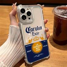Funda de teléfono C-Corona para for 17, 16E, 16, 15, 14, 13, 12, 11 Mini Pro Max Air X XR XSMAX 8 7 Plus, resistente a golpes, trasera suave y transparente, funda Christmas navidad, carcasa de corona creativa, ideal para fiestas - transparente - Ver 1