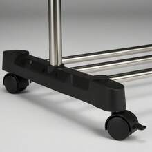 Ecommerc3 MOBLEKIT | Free-Standing And Expandable Clothes Racks In Metal And Wood, Clothing With Adjustable Options, With Wheels Or Shelves, Organizers For Bedroom, Entryway And Home - Perchero Extensible 89x145x43x90-160 cm - View 5