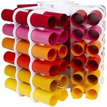 ArtBin 6864AS Estante de almacenamiento de vinilo, almacena 12 rollos de vinilo, color(Torre de almacenamiento de vinilo) - Multicolor - Ver 11
