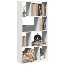 vidaXL Bücherregal Weiß 60 x 20 x 120 cm Holzwerkstoff - Weiss - Übersicht 1