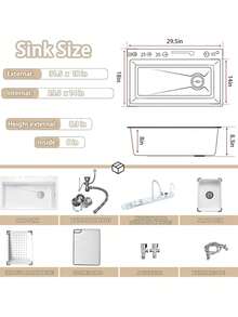 Kitchen Sinks - สีขาว - ดู 7