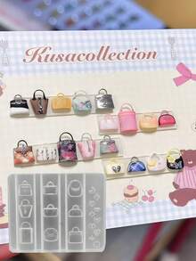 Transparent Nail Art Mold, Button & Key Silicone Mold - 無色 - 查看 14
